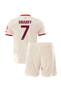 Bayern Munich Serge Gnabry #7 Babytruitje 3e tenue Kind 2024-25 Korte Mouw (+ Korte broeken)